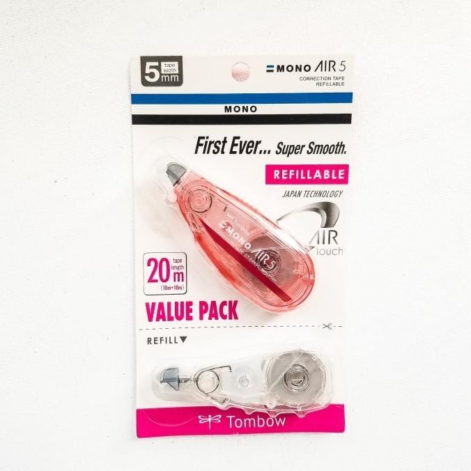 

Tombow Mono Air Refillable Correction Tape CT-CAX + Refill Pack