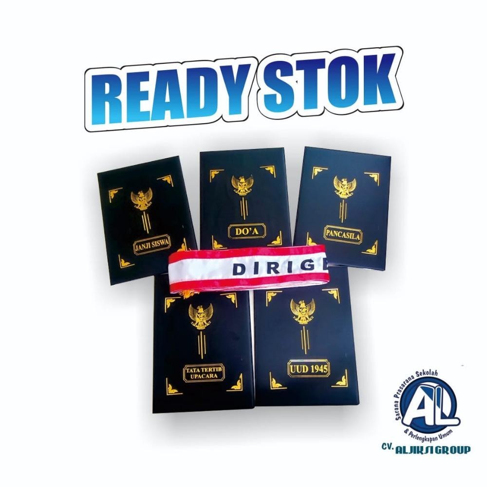 

promoo baru map upacara emboss dan selendang per petugas upacara