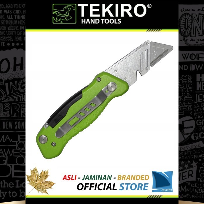 

'+'+'+'+] Pisau Cutter 7" inch INDUSTRIAL TACTICAL Potong 90-180 Derajat TEKIRO