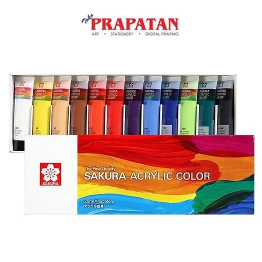 

Cat Akrilik Set Sakura 12X20Ml | Sakura Acrylic Set Fany Mall