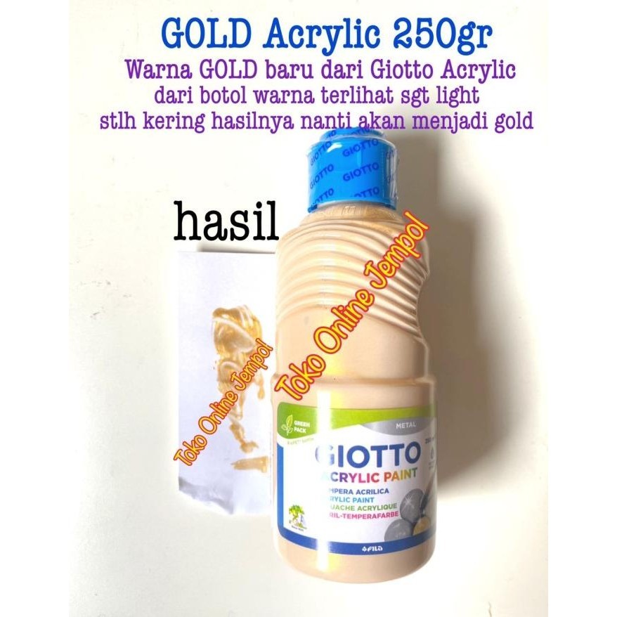 

Atk0796Gt 250Ml Gold Giotto Cat Acrylic Paint Akrilik 533800 Satuan Fany Mall