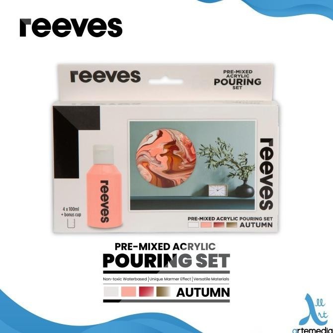 

Cat Akrilik Reeves Pre Mixed Acrylic Pouring Paint Autumn Color Set Fany Mall