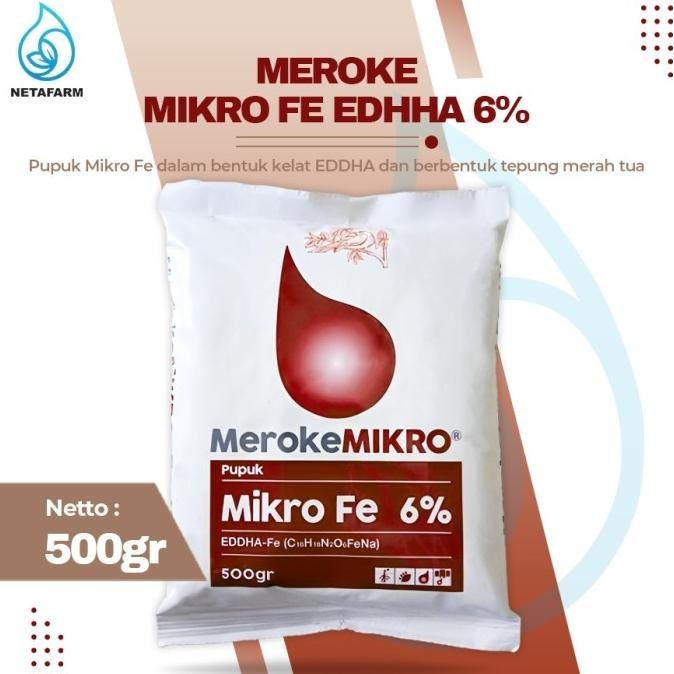 Pupuk Meroke FE EDDHA 6% - 500gr