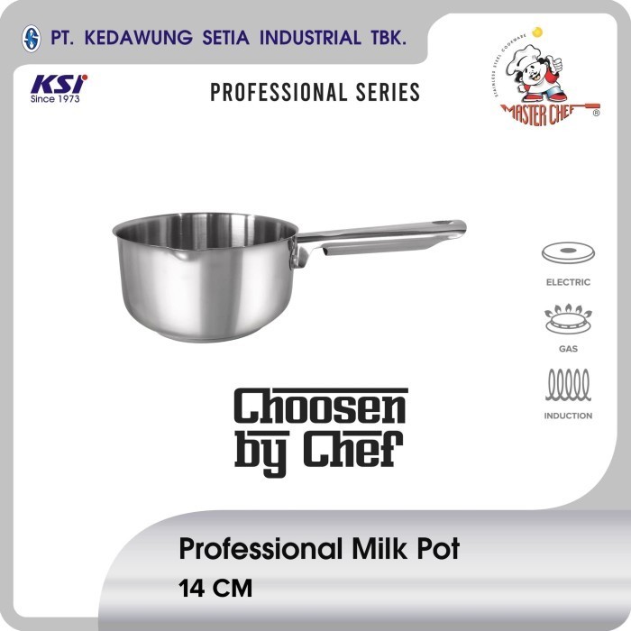 NEW Master Chef Professional Panci Stainless Milk Pot 14 cm