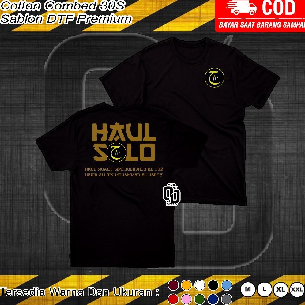 Promo Baju Kaos Haul Solo 2023 Haul Ke 112 T-Shirt Premium