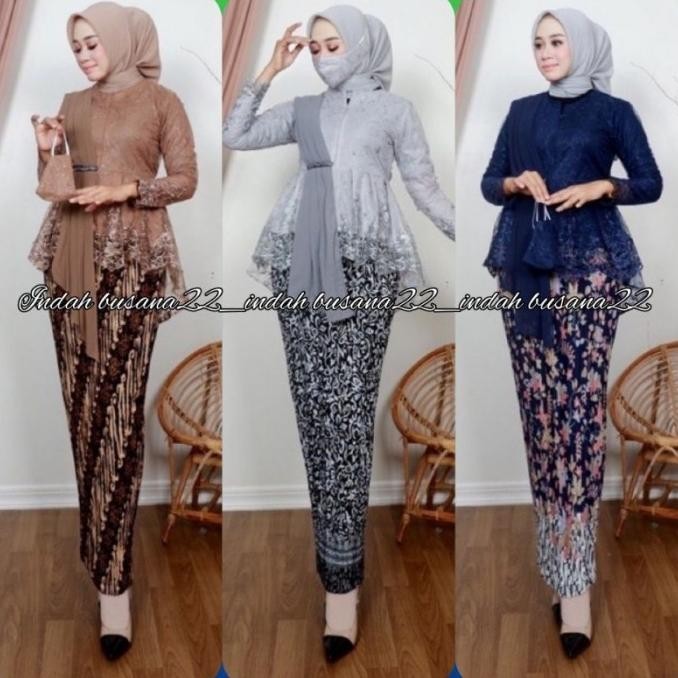 setelan kebaya wisuda modern / baju kebaya wisuda/ kebaya lamaran