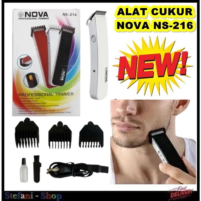 Alat Cukur Rambut Kumis Jenggot Nova Nhc-6138