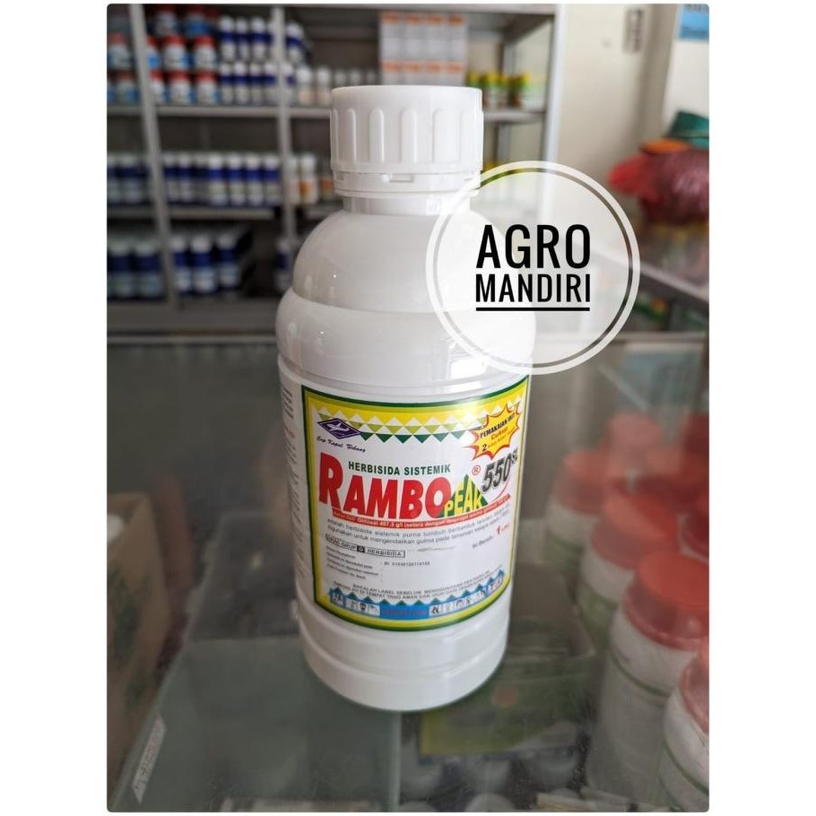 TERMURAH - Rambo Peak 550 SL 1 Liter Herbisida Sistemik Dosis Tinggi Racun