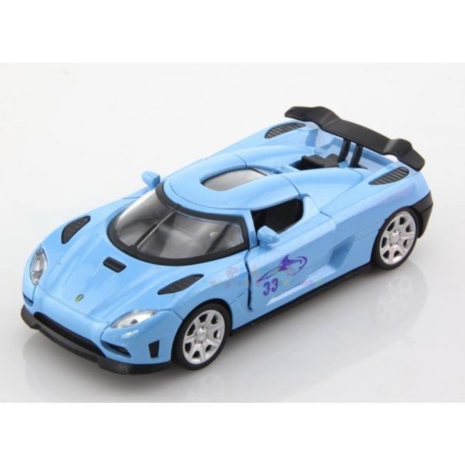 TWH KOENIGSEGG 1: 32 SUPER SPORTS CAR MAINAN ANAK KOLEKSI PREMIUM