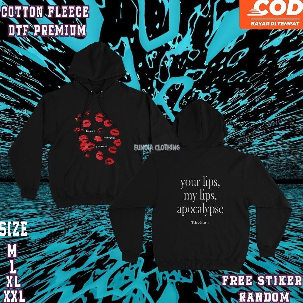 Promo Jacket Hoodie Kisses Hoodie Pullover Premium