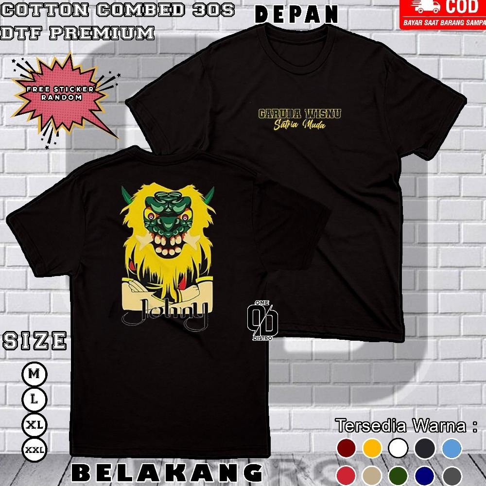 Promo Baju Kaos Johny Garuda Wisnu Satria Muda Premium