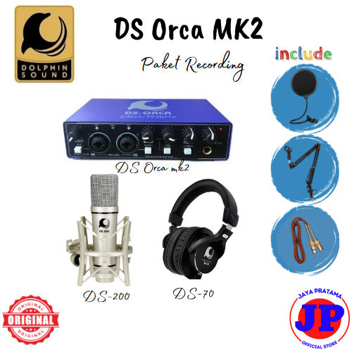 

Sound DS200 DS ORCA MK2 DS70 Paket Recording Studio