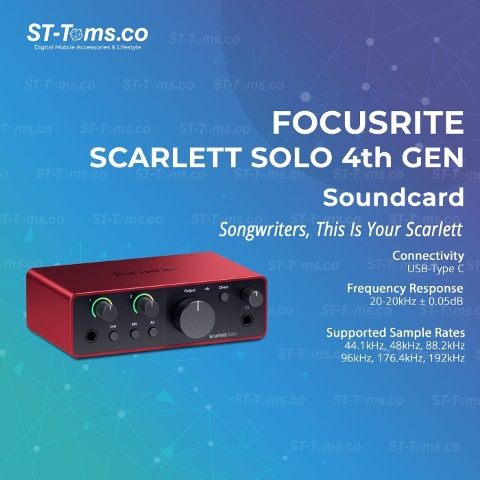 

rite Slett Solo 4th Gen USB Audio Interface Soundd