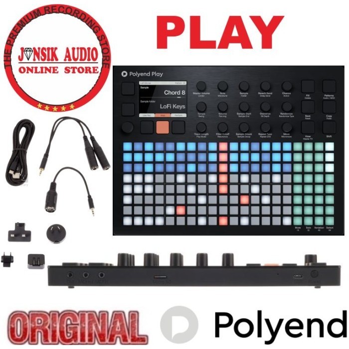 

Polyend Play Audio and MIDI Sampler, Sequencer, and Groove