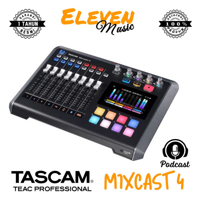 

TASCAM Mixcast4 Podcast Workstation Podcast Recording