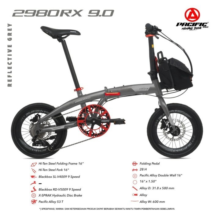 Sepeda Lipat Pacific 2980 RX 9.0