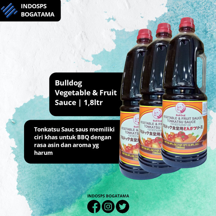 

Terlaris Bulldog Tonkatsu Sauce Vegetables 1,8 Liter SALE