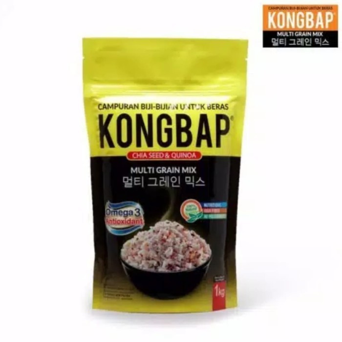 

Terlaris Kongbap Multi Grain Mix Chiaseed & Quinoa - 1 Kg/beras/pengganti nasi SALE