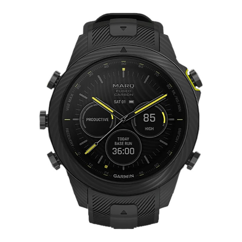 Jam Tangan Pria Garmin MARQ Athlete 010-02722-B3 Smartwatch Gen 2 Carbon Edition Digital Dial Black 