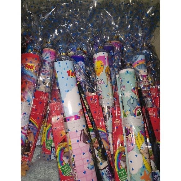

Bingkisan Alat Tulis/ Bingkisan Ulang Tahun/Kado Anak/Alat Tulis Anak 4In1/ Hadiah Lomba Sale