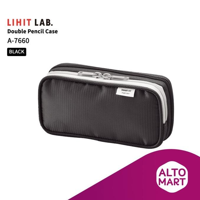 

Lihit Lab A-7660 Double Pencil Pen Case Tempat Kotak Pensil Jumbo