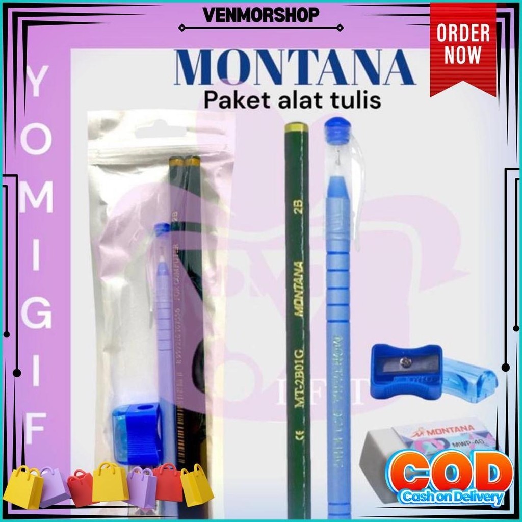 

Montana Pensil 2B Mt-2B01G/ Paket Pensil Dan Bulpen Murah / Paket Stationary Murah Sale