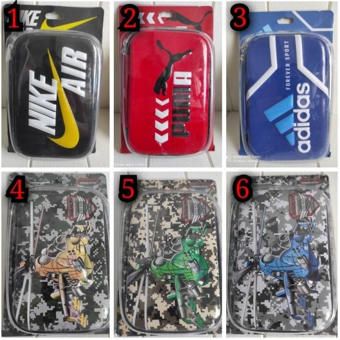 

Tempat / Kotak Pensil Anak Cowok Uk. Besar Pencil Case Premium Quality