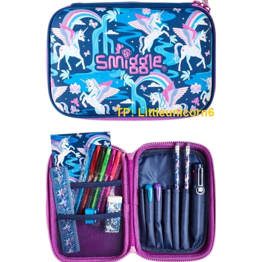 

Tempat Pensil Hardcase Smiggle Ori Plus Isi
