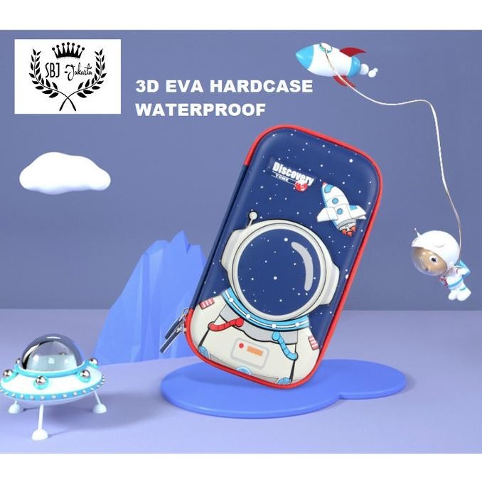 

Tempat Pensil Smiggle Lookalike 3D Eva Hardcase Waterproof Astronot