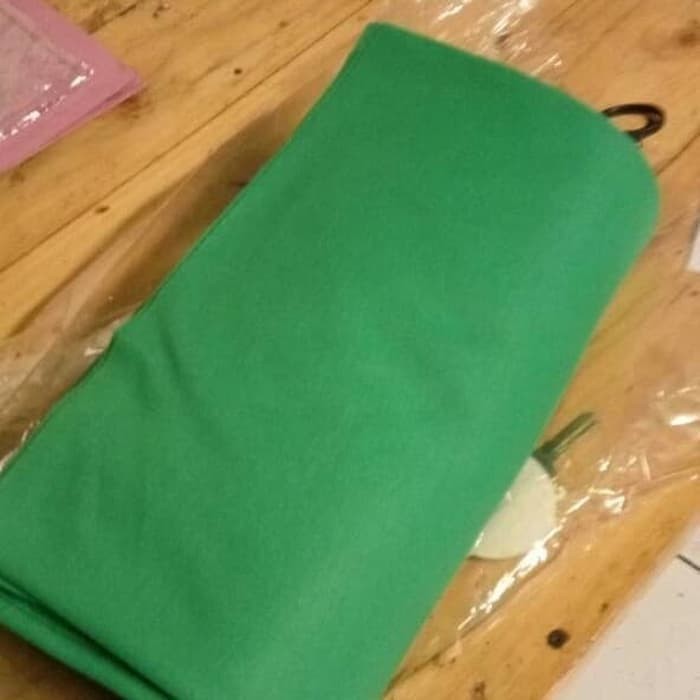 Paket Background Hijau Green Screen 4X2.8 Stand Dan Jepit