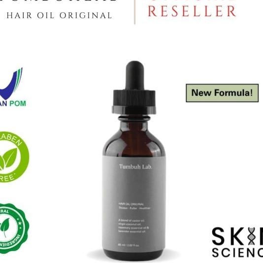 Tumbuh Lab Hair Oil Tumbuhlab 60Ml
