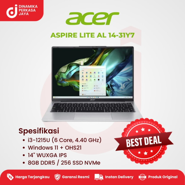 Laptop Acer ASPIRE LITE AL 14-31Y7 notebook