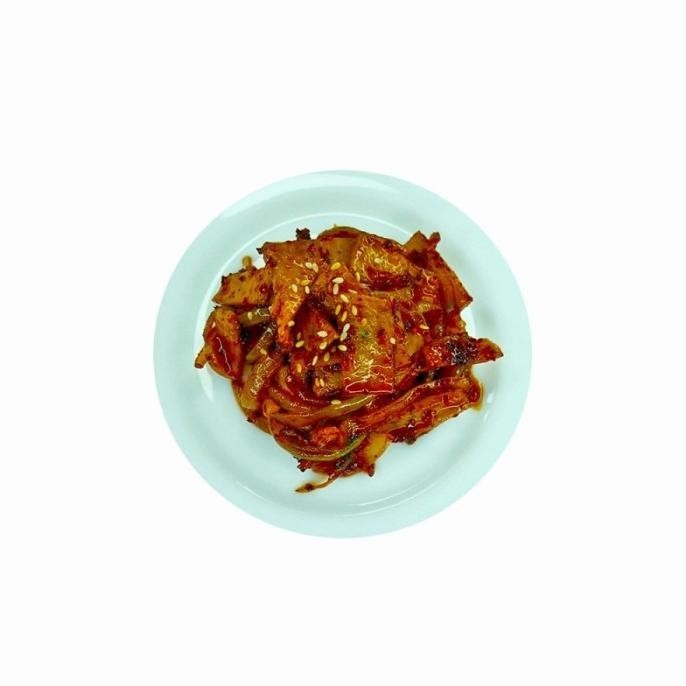 

Banchan Eomuk Bokkeum / /Stir-Fried Fish Cake/Odeng Goreng 500Gr GS