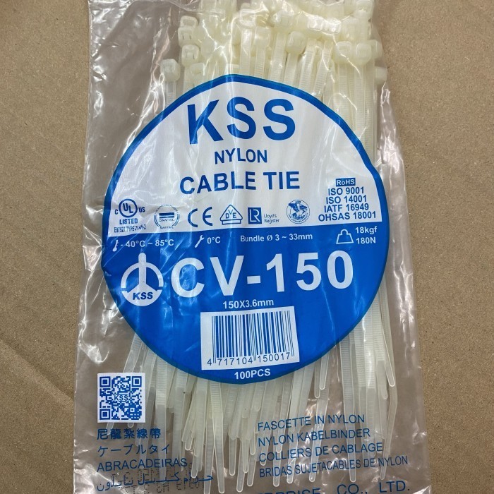 

] cable ties 15cm KSS