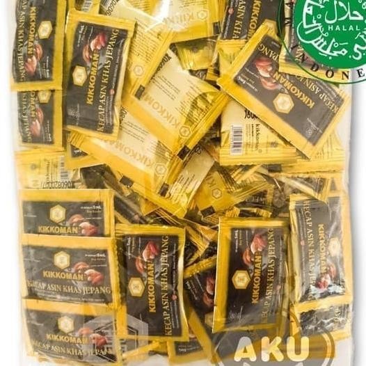 

Kikkoman Shoyu Halal 5Ml | Kecap Asin Khas Jepang Sachet 100 Pcs