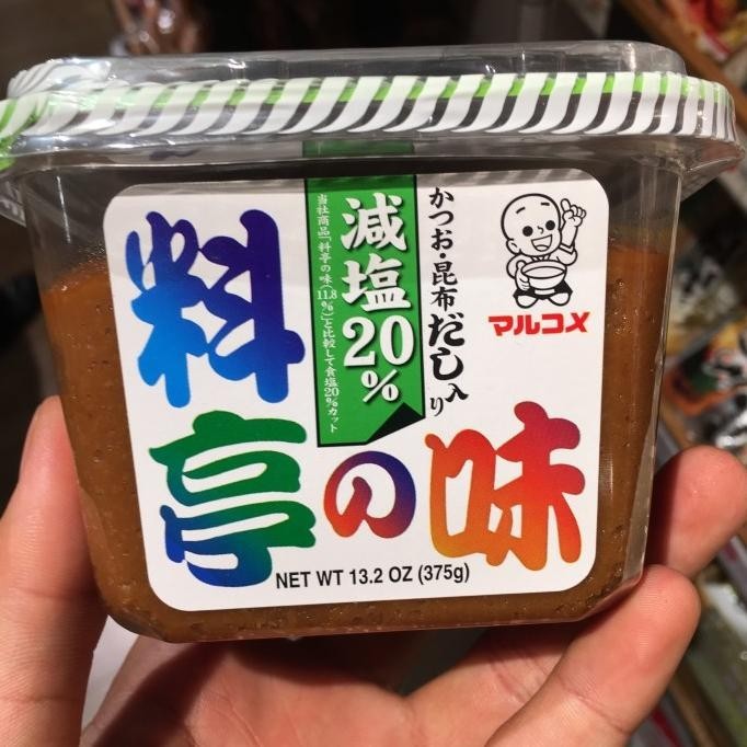 

miso marukome dashi iri reyoutel no aji gren mild salt 375 grm MM