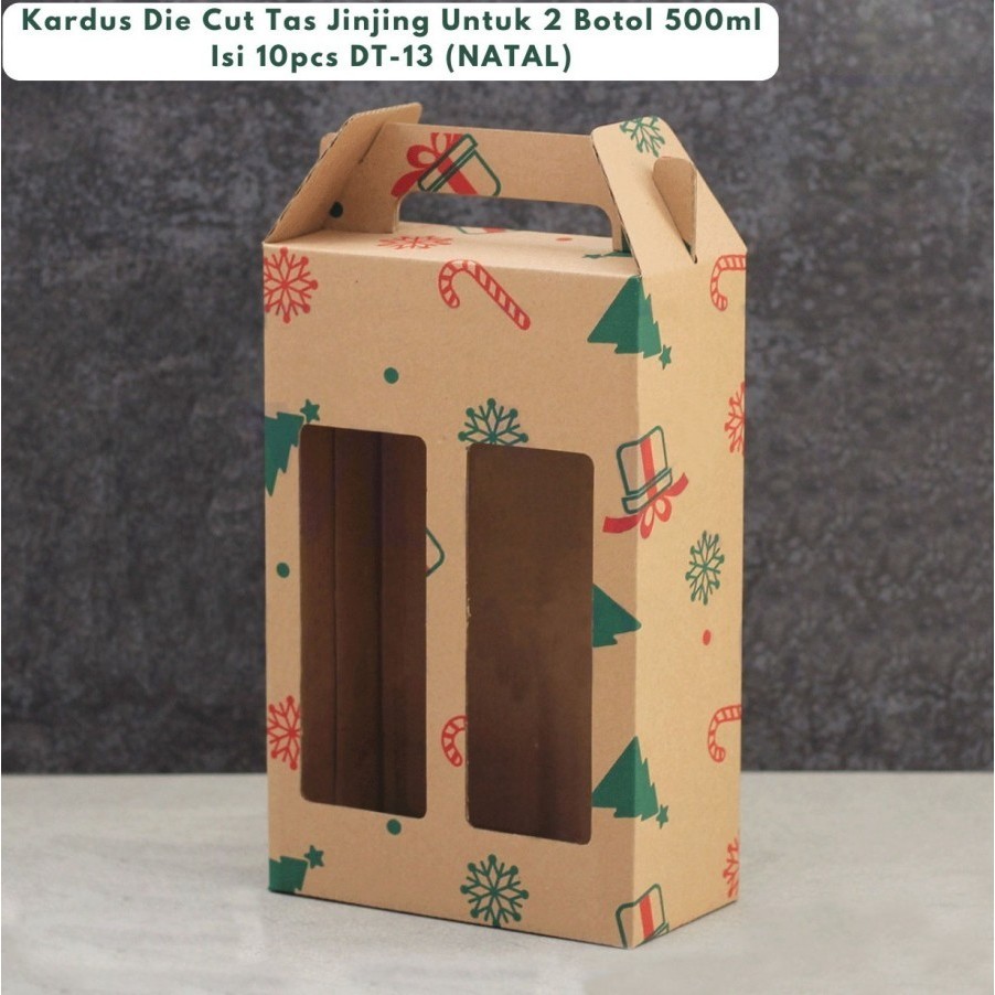 

Dus Jinjing Box isi 2 botol 500ml Coklat Natal 1 uk 15 x 7.5 x 23 cm harga per 10pcs kotak dus unggul box packaging