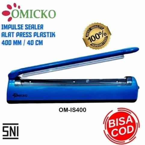 [New] Omicko Impulse Sealer Plastik 40Cm Mesin Press Plastik Pres Perekat