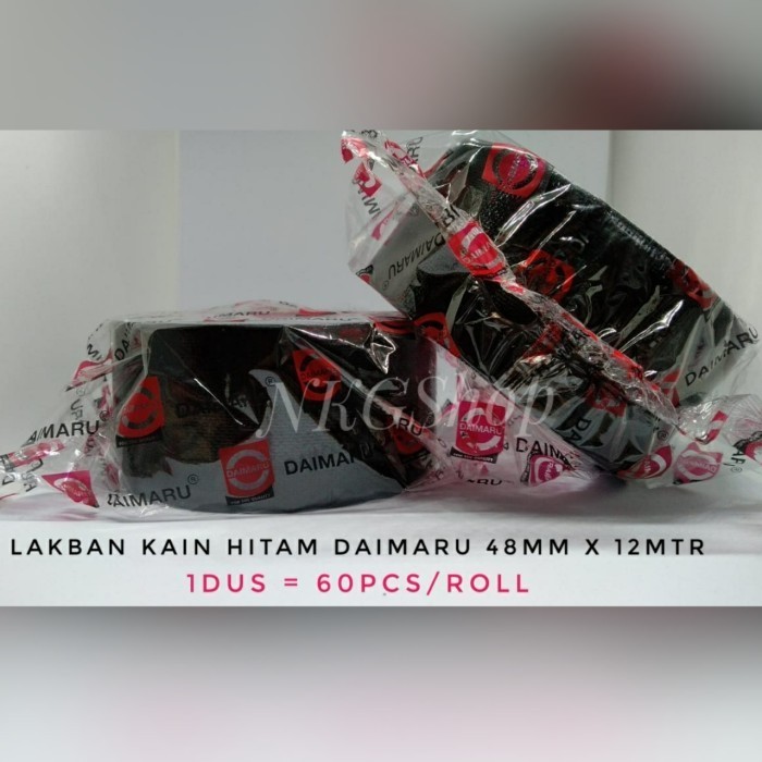 

Lakban Kain Daimaru/Cloth Tape Daimaru 48Mm X 12M (Min 1Dus = 60Roll)