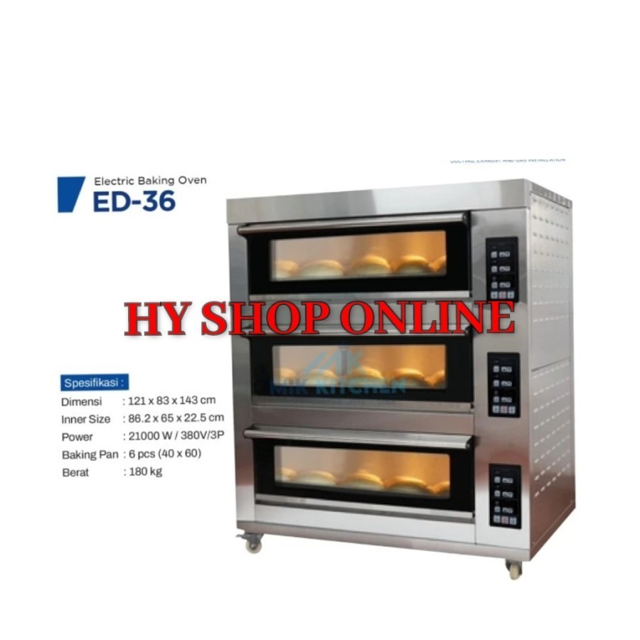 Getra ED-36 Oven Listrik - Kapasitas Besar