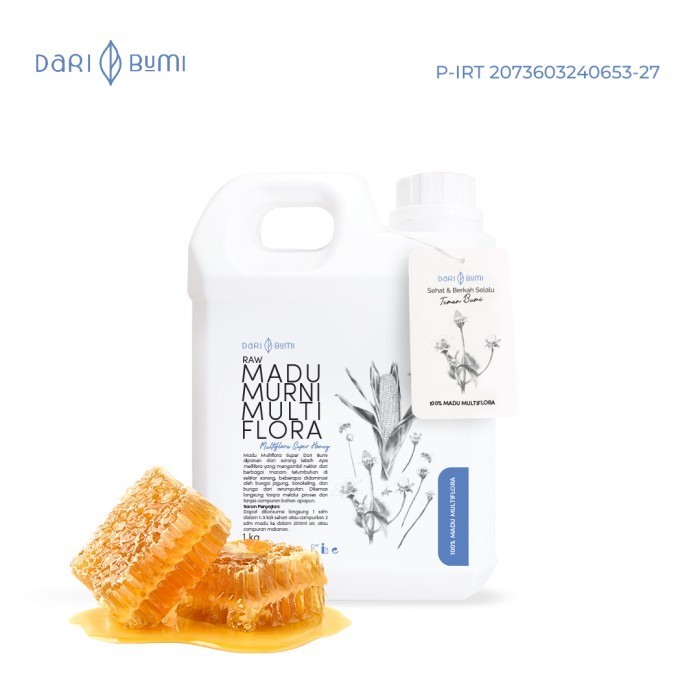 

Ready Madu Asli Multiflora 1kg Dari Bumi Premium Pure Original