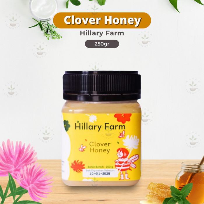 

Ready Hillary Farm Clover Honey 250 gram