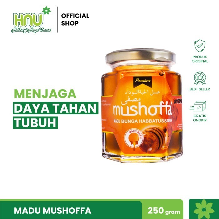 

Ready Madu Mushoffa Madu Habbatussauda Bunga Habbatussauda