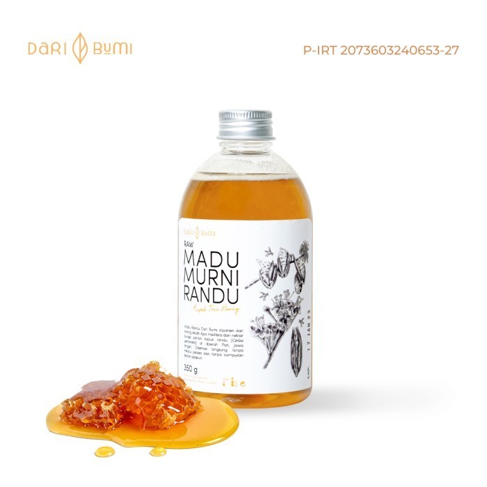 

Ready Madu Murni Randu 350g Dari Bumi Premium Pure Original