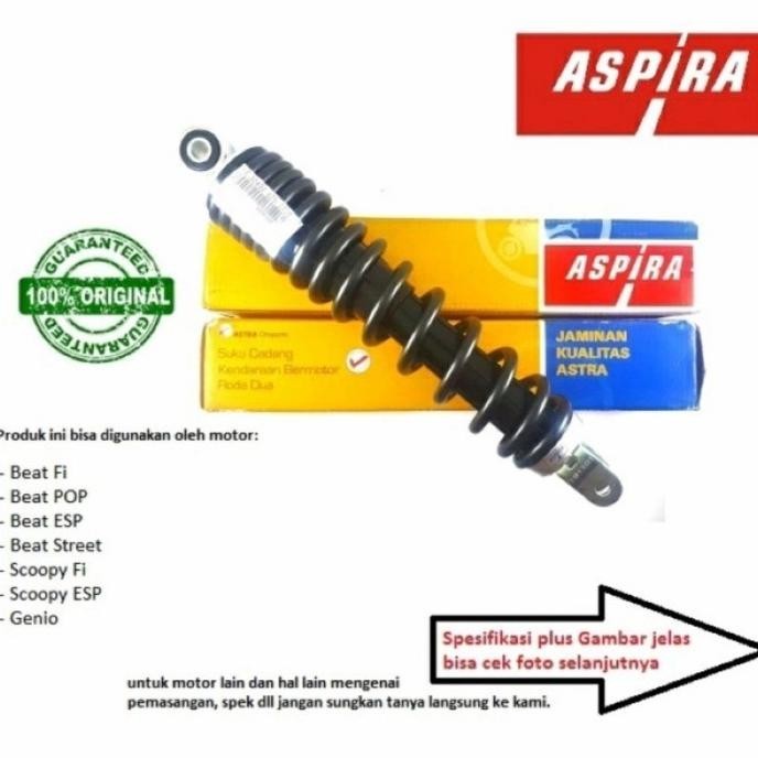 SHOCKBREAKER SHOCK BELAKANG ASPIRA K25 MOTOR BEAT FI BEAT POP BEAT ESP