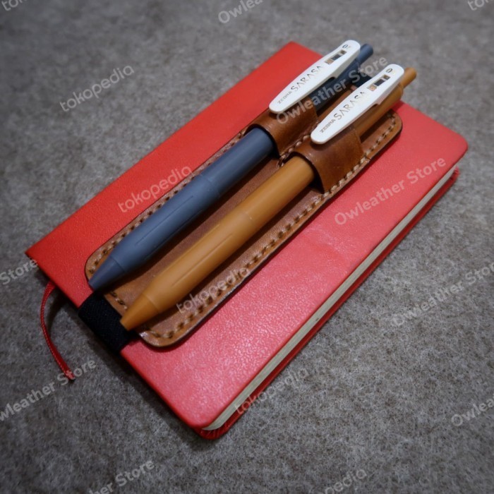 

Ready Tempat Pulpen - Pen Holder/ Pen Case with elastic
