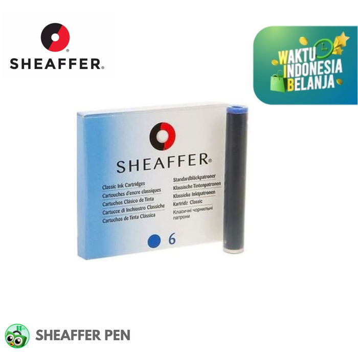 

Ready Sheaffer Refill Skrip Fountain Pen Classic Ink Cartridge -Black/Blue