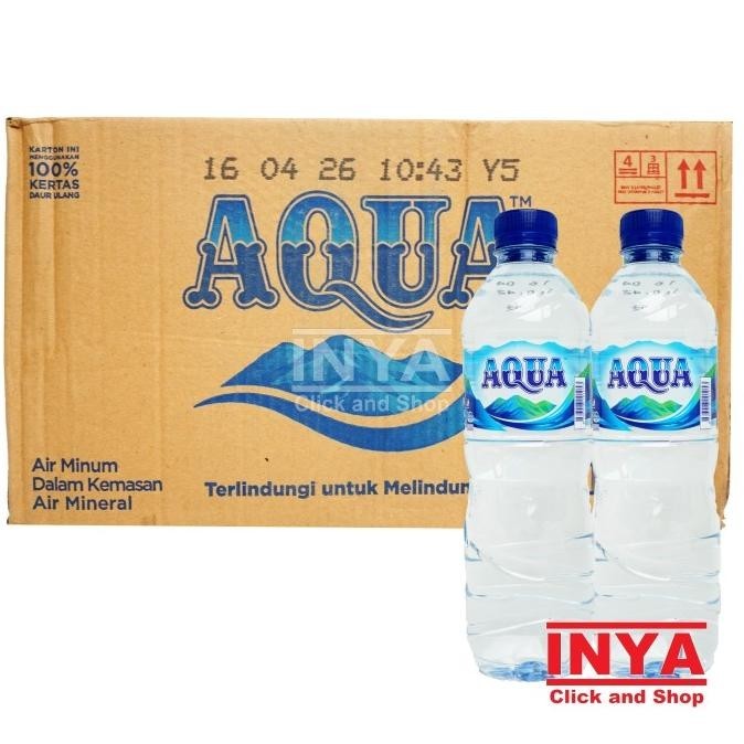 

Aqua Air Mineral dalam Kemasan 24x600ml BOX - Water