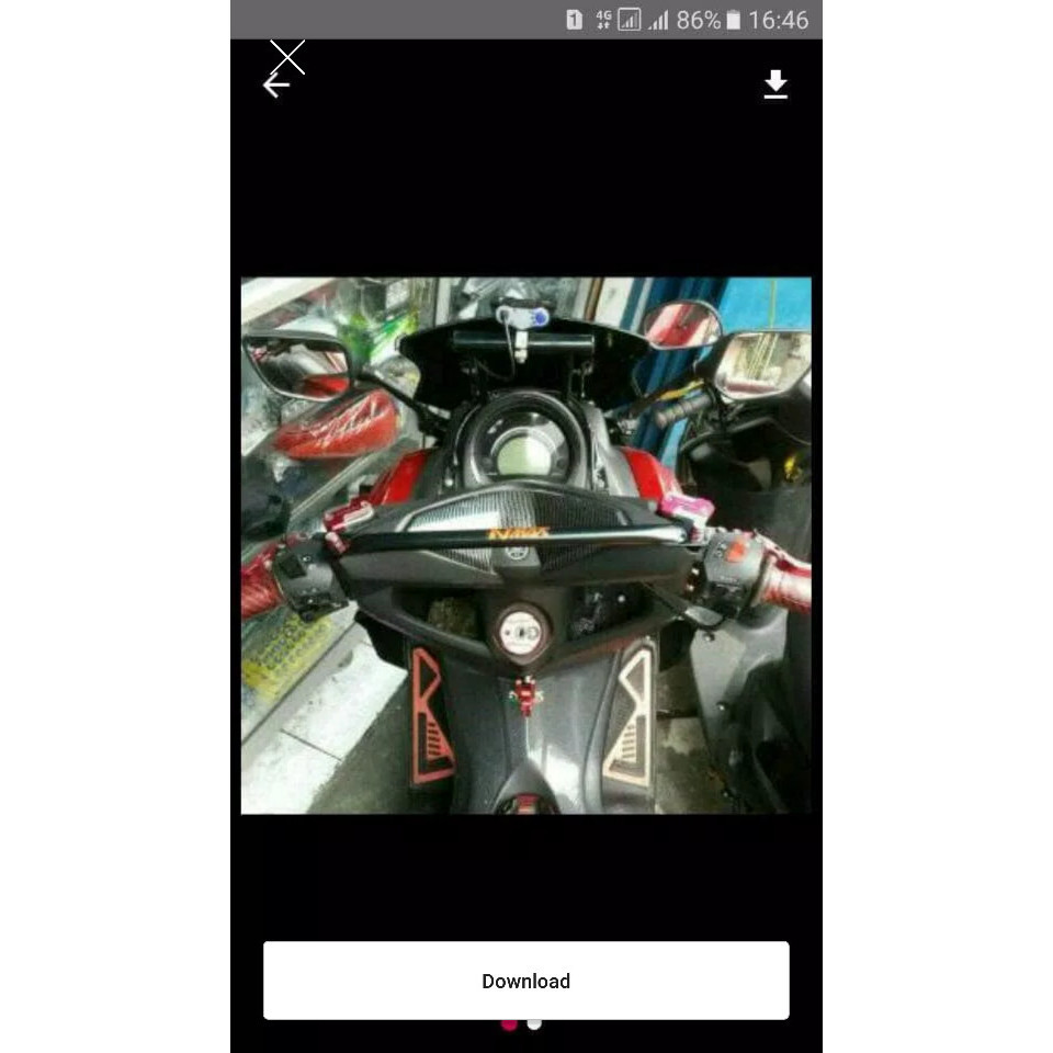 Stabilizer Stang Nmax / Breket Holder Gps Variasi Motor Nmax