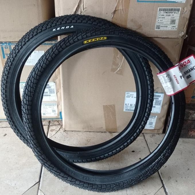 ban luar sepeda 20 x 1.95 20x1.95 20x195 195 kenda hitam lipat bmx